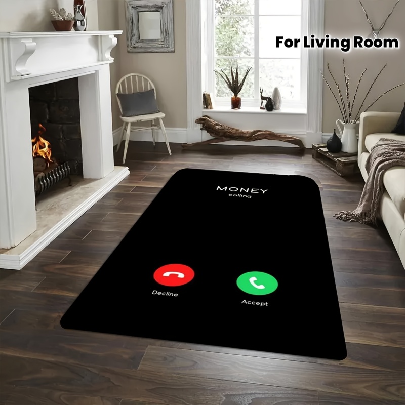 Home Bathroom Called - Funny Money Calling Phone Interface Print