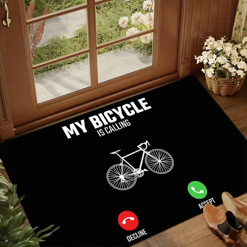 Home Bathroom Called - Mountain Bike Calling Doormat Anti-Slip Entrance