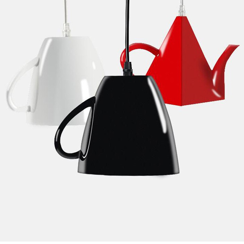 Home Of The Year Bathroom - Modern Resin Pendant Lights Cups Teapot