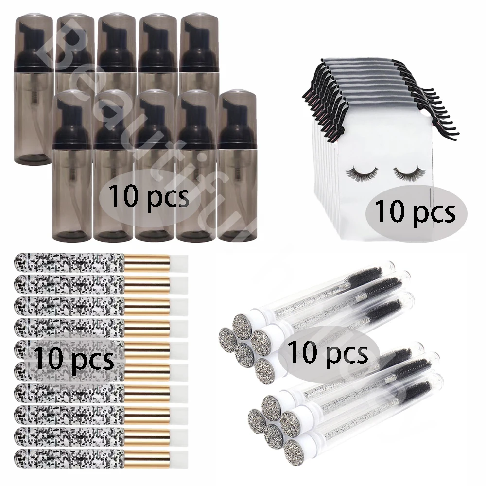 Soap Dispenser Pump - 40Pcs/Set Foam Bottle Brush 60ML Plastic