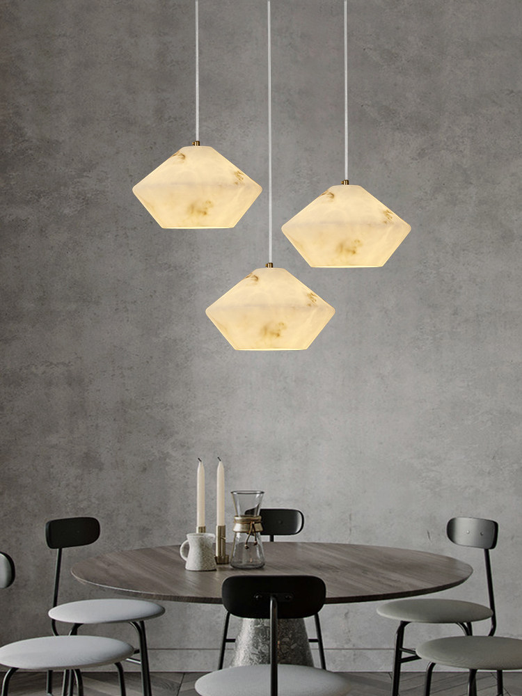Home Of The Year Bathroom - Modern Natural Stone Pendant Light Designer