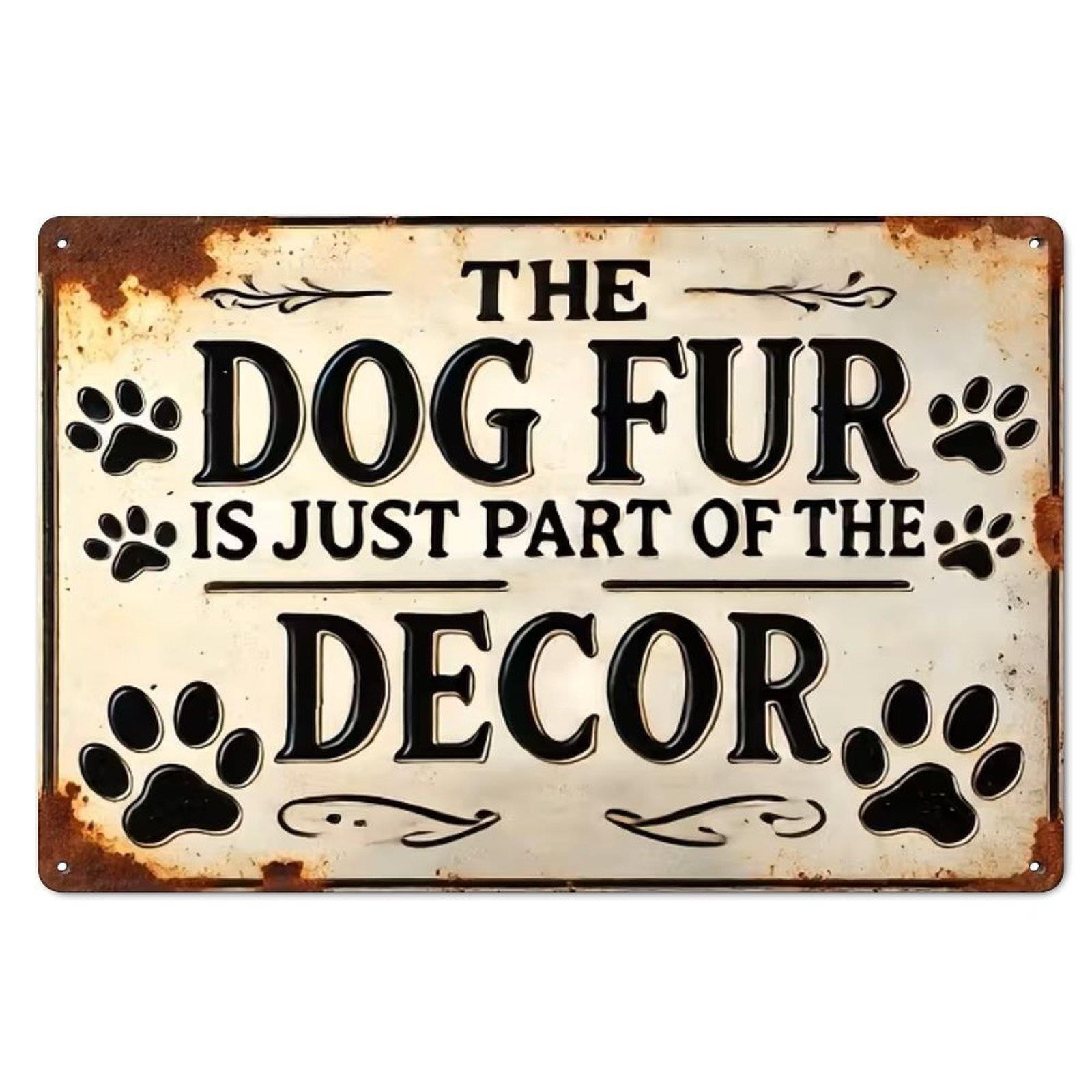 Home Office Bathroom - 1Pc 2D Flat Pet‑Themed Wall Decor