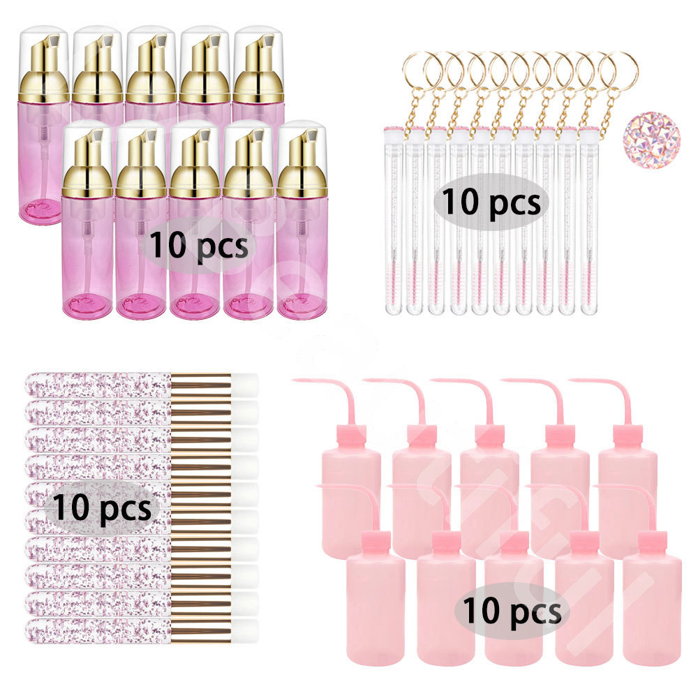 Soap Dispenser Pump - 40Pcs/Set Grafting Eyelash Cleaning Set 60ML