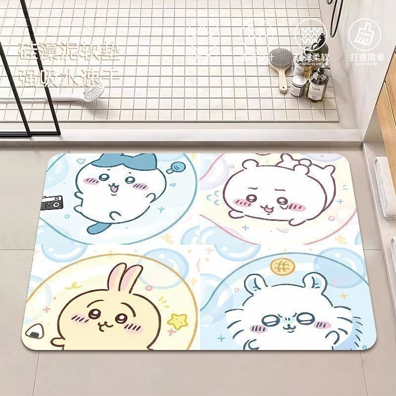 Home Edit Bathroom - Anime Chiikawa Hachiware Usagi Diatom Mud