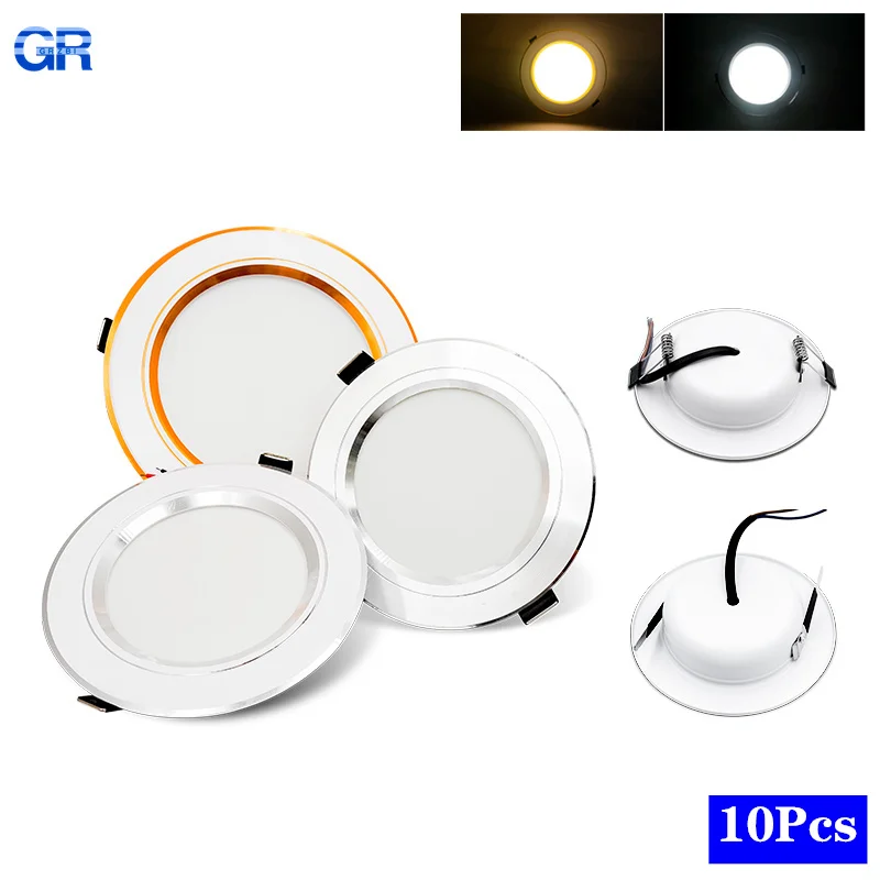 10pcs/lot Led Downlight  AC 22 - Home Of The Year Bathroom recension och pris