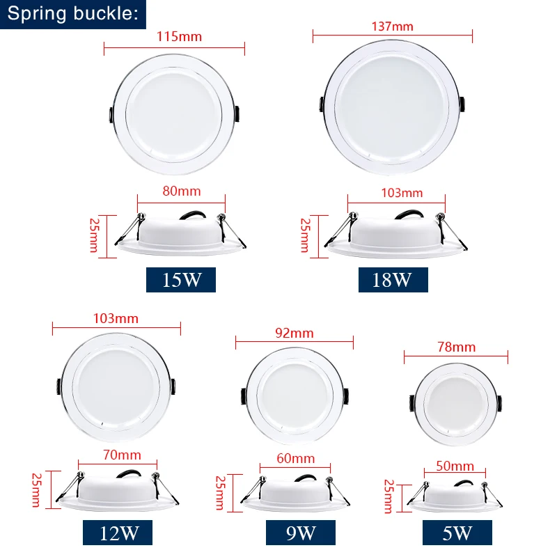 10pcs/lot Led Downlight  AC 22 - Home Of The Year Bathroom recension och pris