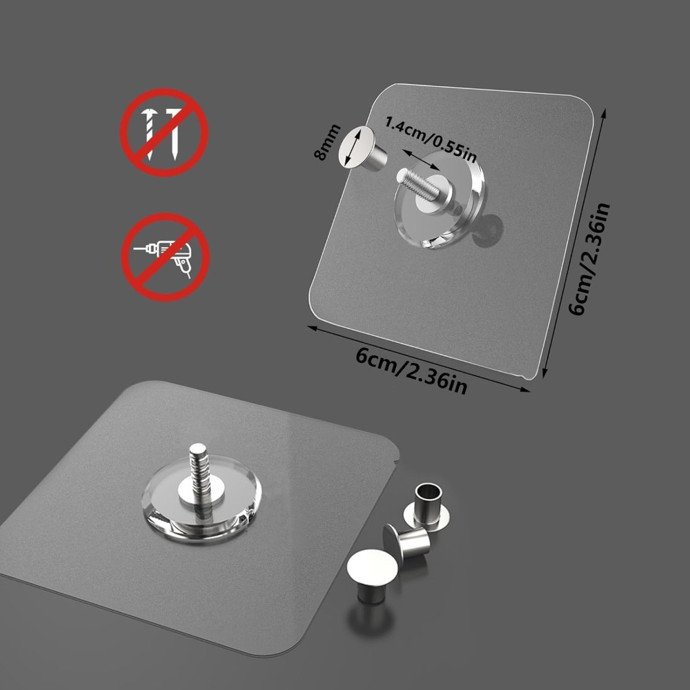 14 Pack Adhesive Wall Hooks No - Home Office Bathroom recension och pris
