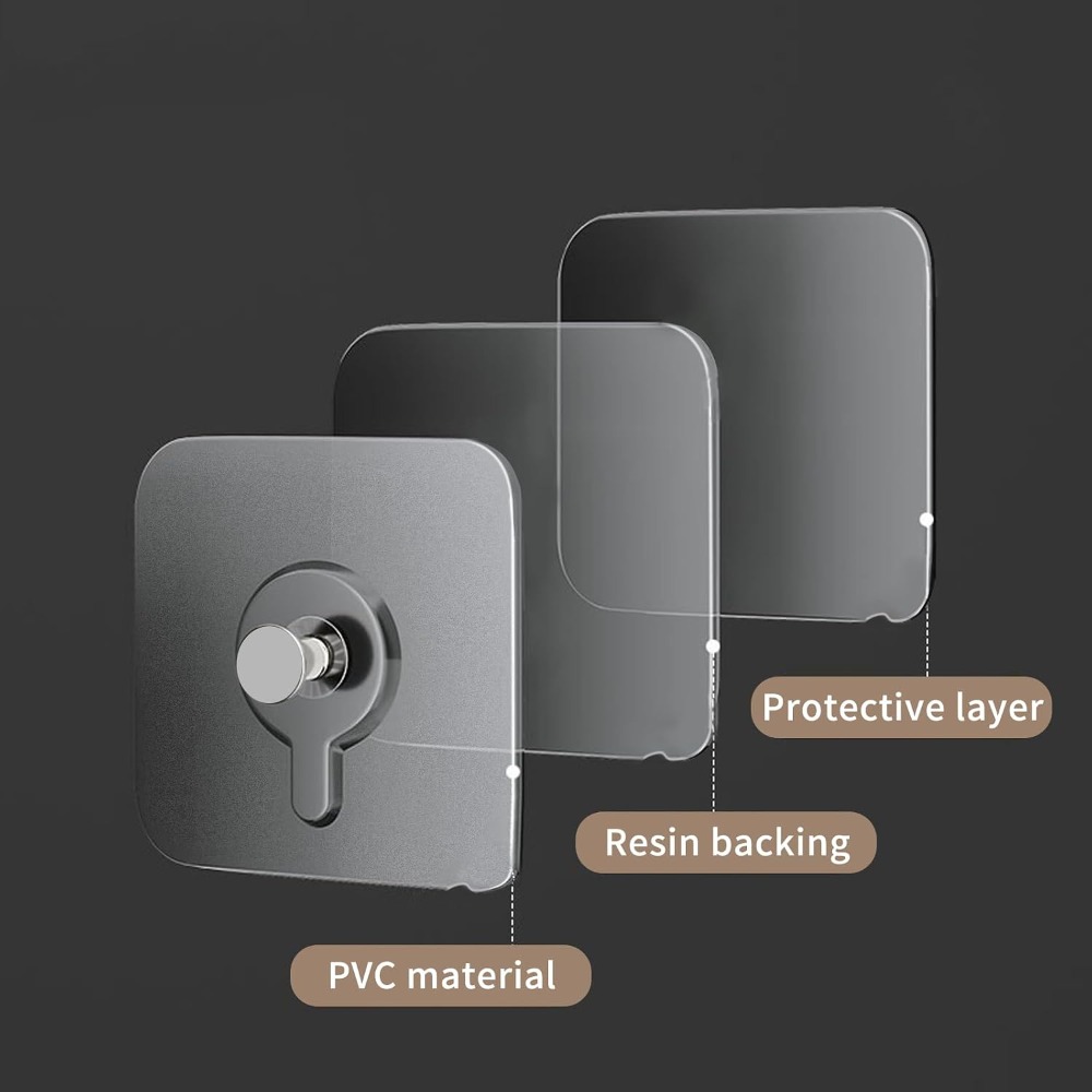 14 Pack Adhesive Wall Hooks No - Home Office Bathroom recension och pris