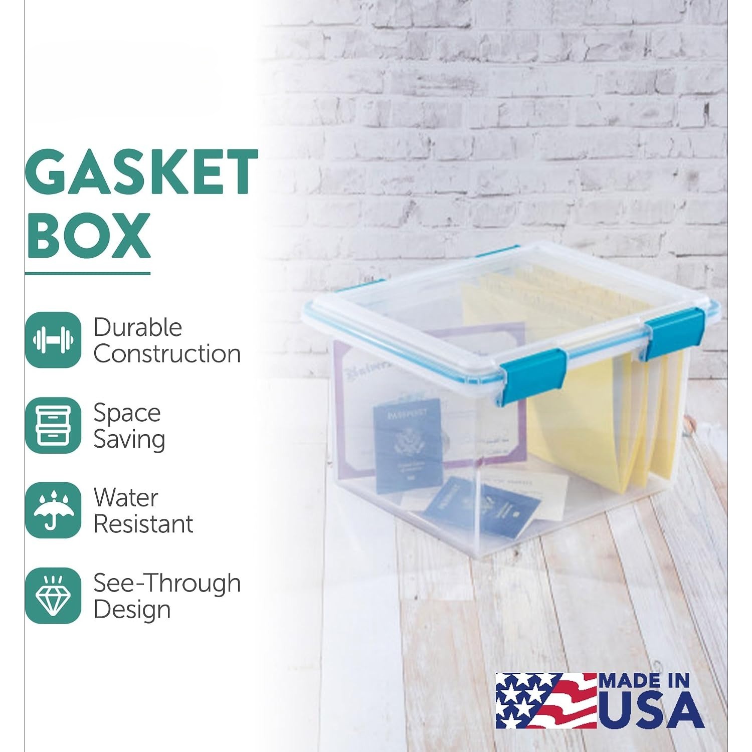 Gasket Storage Box with Lids f - Home Office Bathroom recension och pris