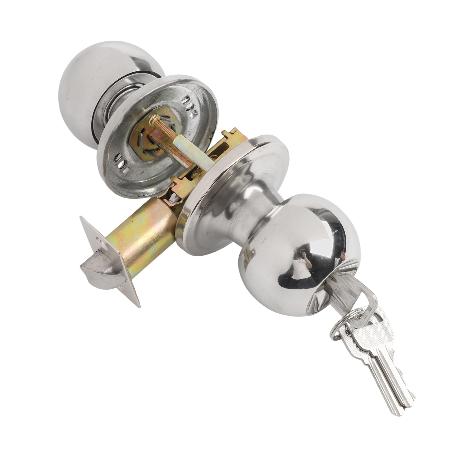 Door Set Knob Handle Lock With - Home Bathroom Lock recension och pris