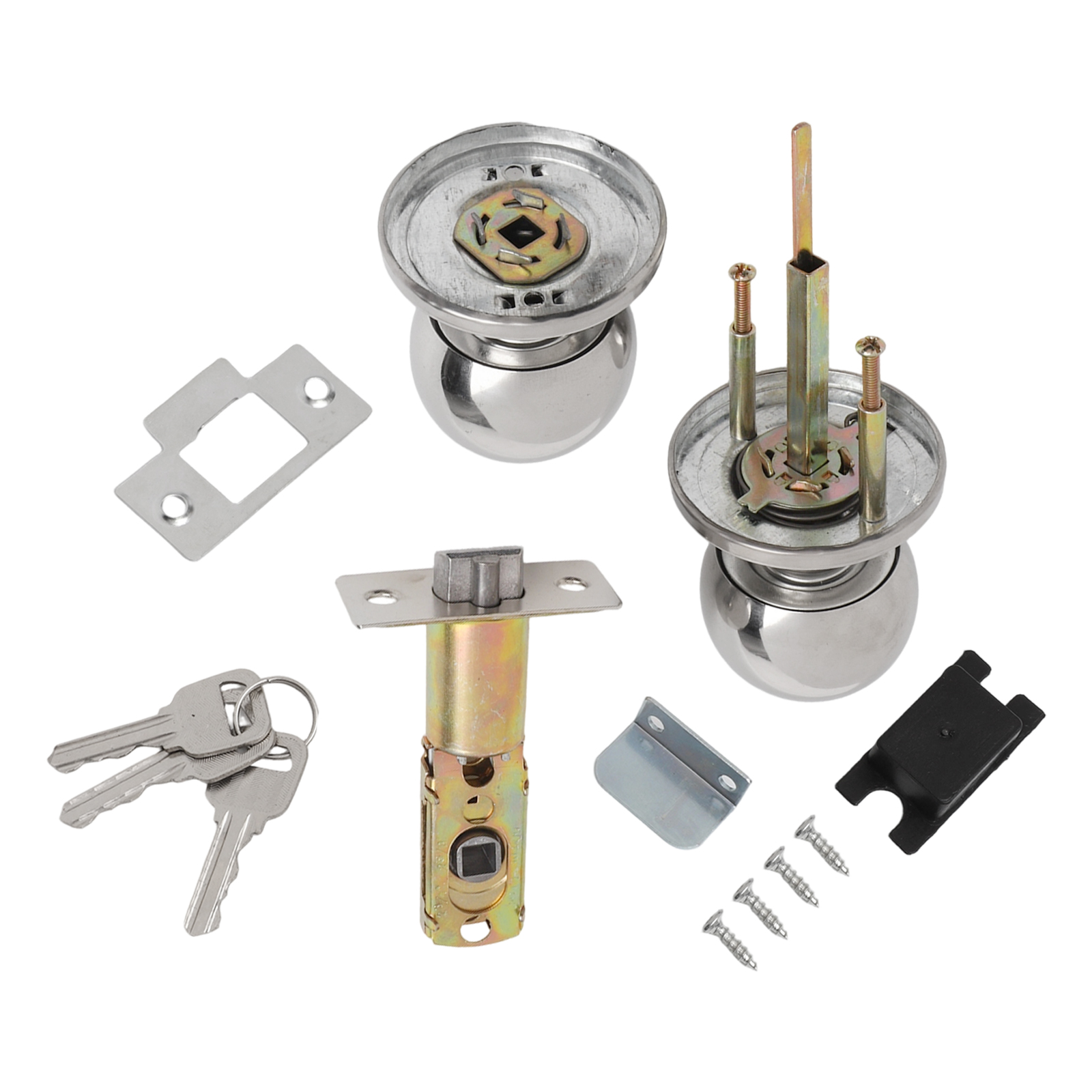 Door Set Knob Handle Lock With - Home Bathroom Lock recension och pris