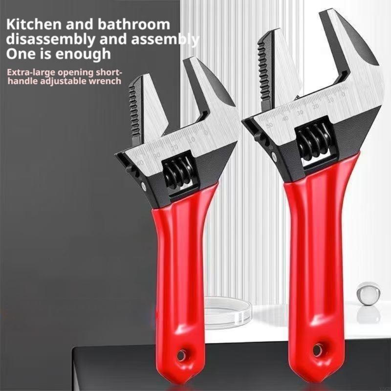 Adjustable Wrench with Wide Op - Home Bathroom Repair recension och pris