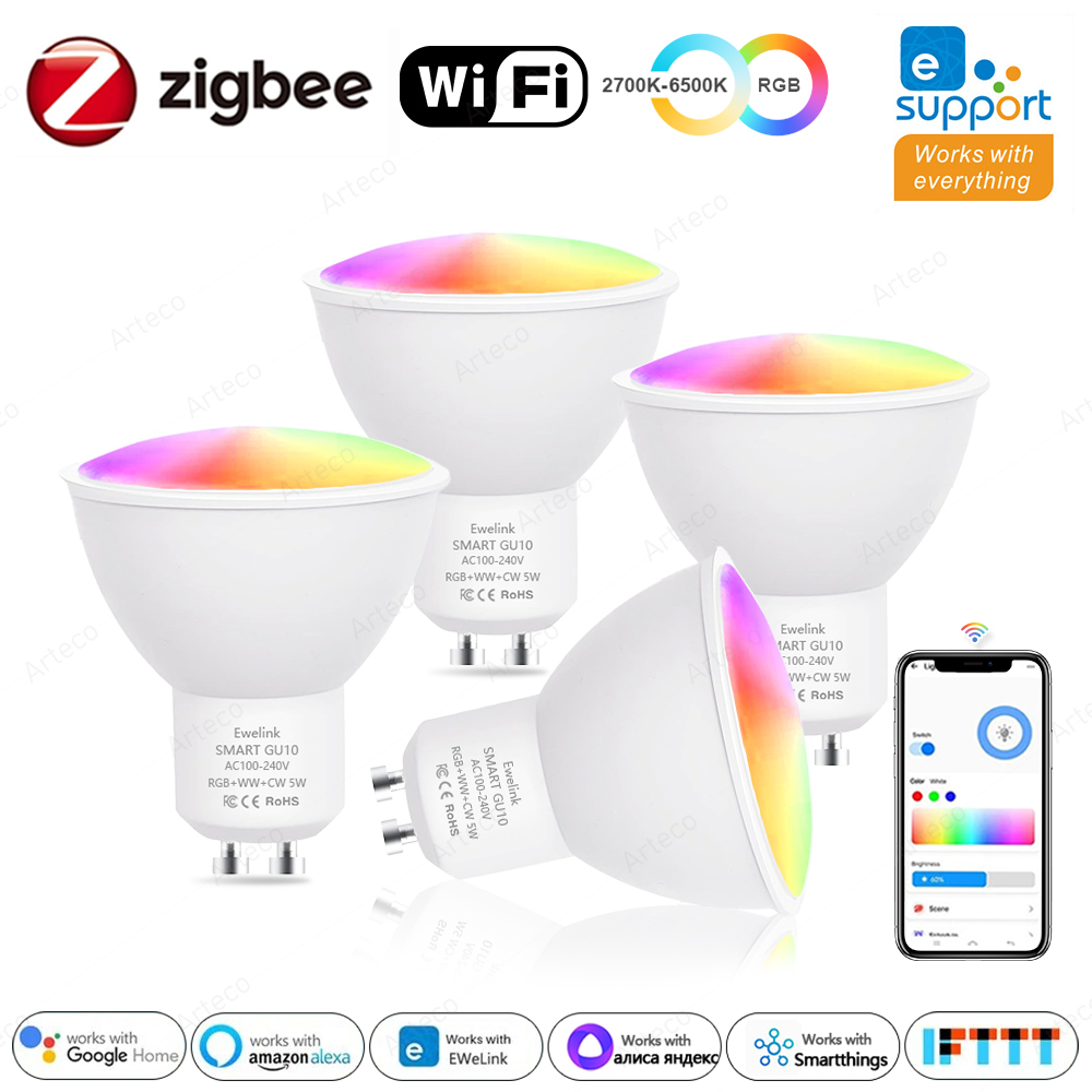 Ewelink GU10 Zigbee LED Bulbs  - Philips Bulb Hue recension och pris