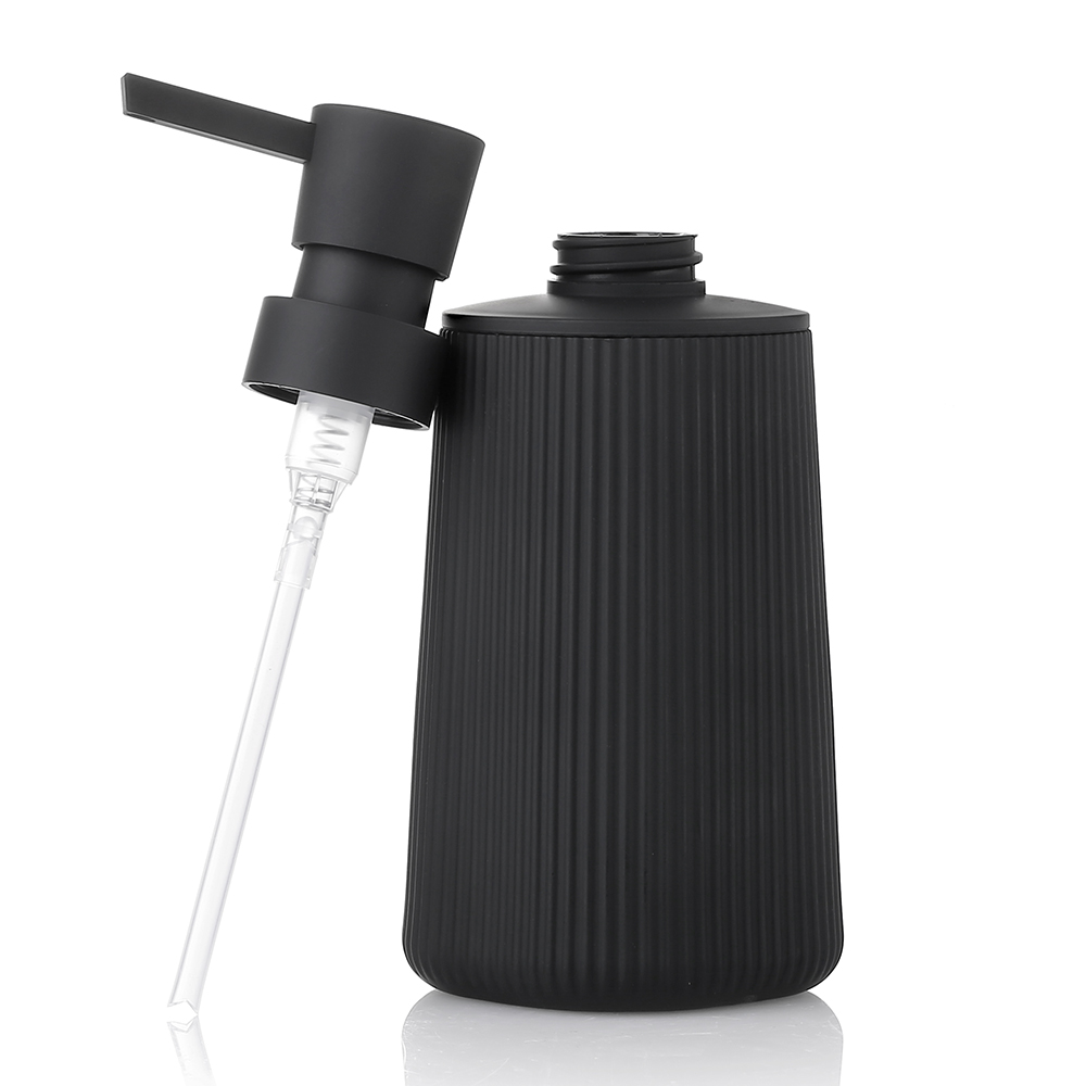 Modern Ribbed Plastic Liquid S - Soap Dispenser Pump recension och pris