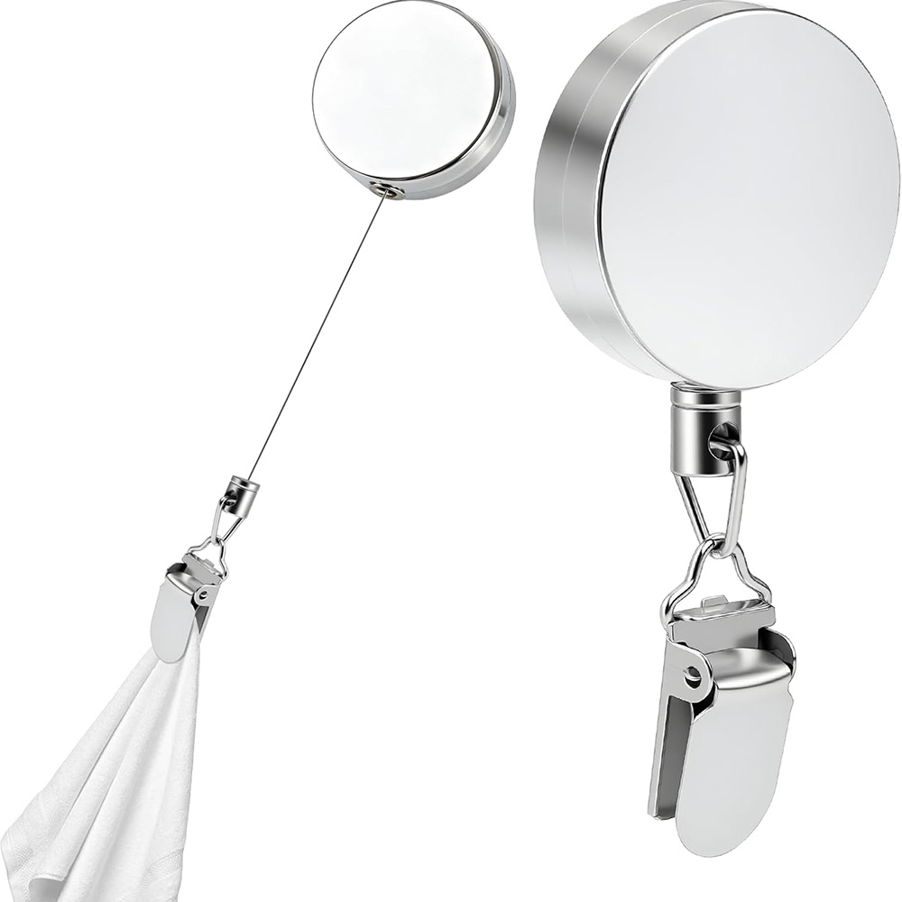 Retractable Towel Clip Holder  - Towel Bar Stainless recension och pris