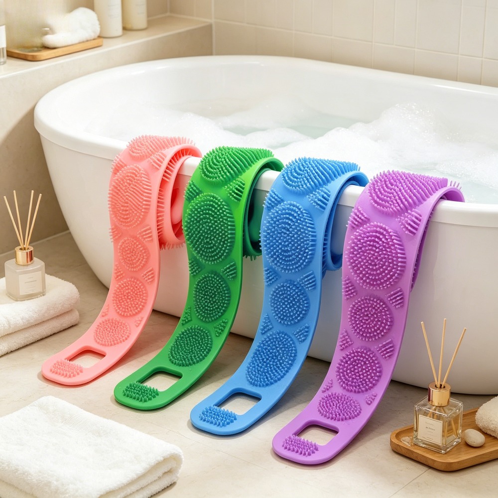 Silicone Shower Back Brush Bel - Home Bathroom Cleaning Machine recension och pris