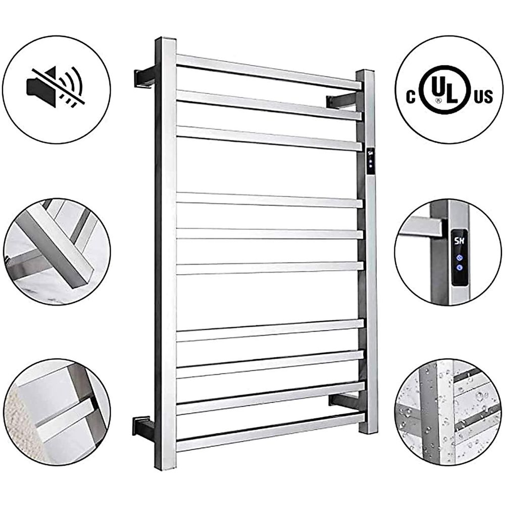 Electric Towel Warmer,with Tim - Towel Bar Stainless recension och pris