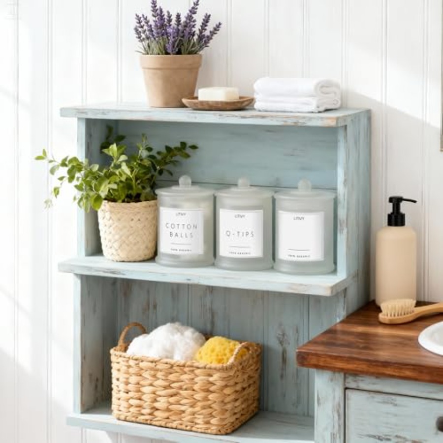 4 Pack Bathroom Organizers and - Home Bathroom Glass recension och pris