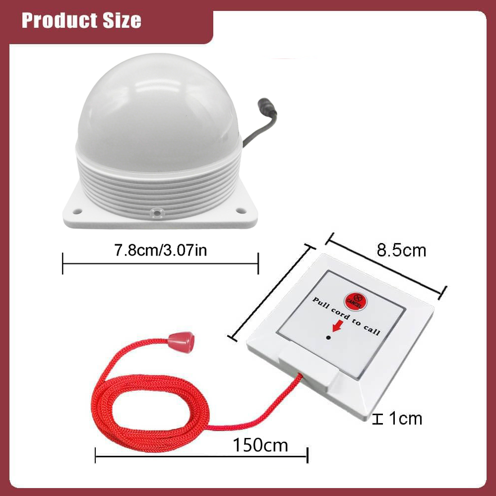 Electronic Wireles Nurse Call  - Home Bathroom Called recension och pris