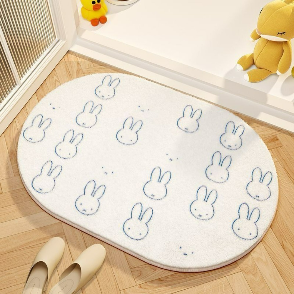 Miffy Cartoon Floor Mat Soft I - Home Edit Bathroom recension och pris