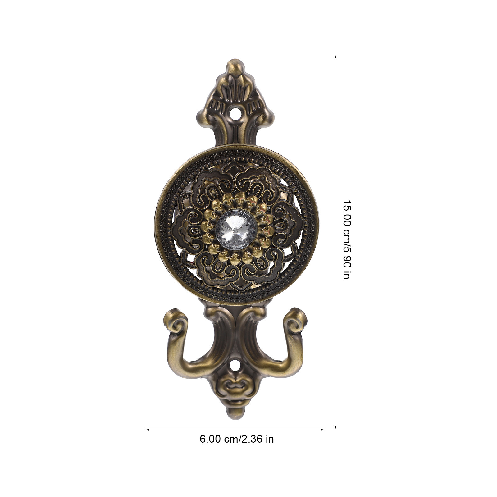 2Pcs Elegant Retro Rhinestone  - Home Bathroom Window recension och pris