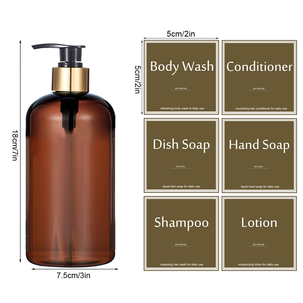 Gold Pump Soap Dispenser Bottl - Soap Dispenser Pump recension och pris