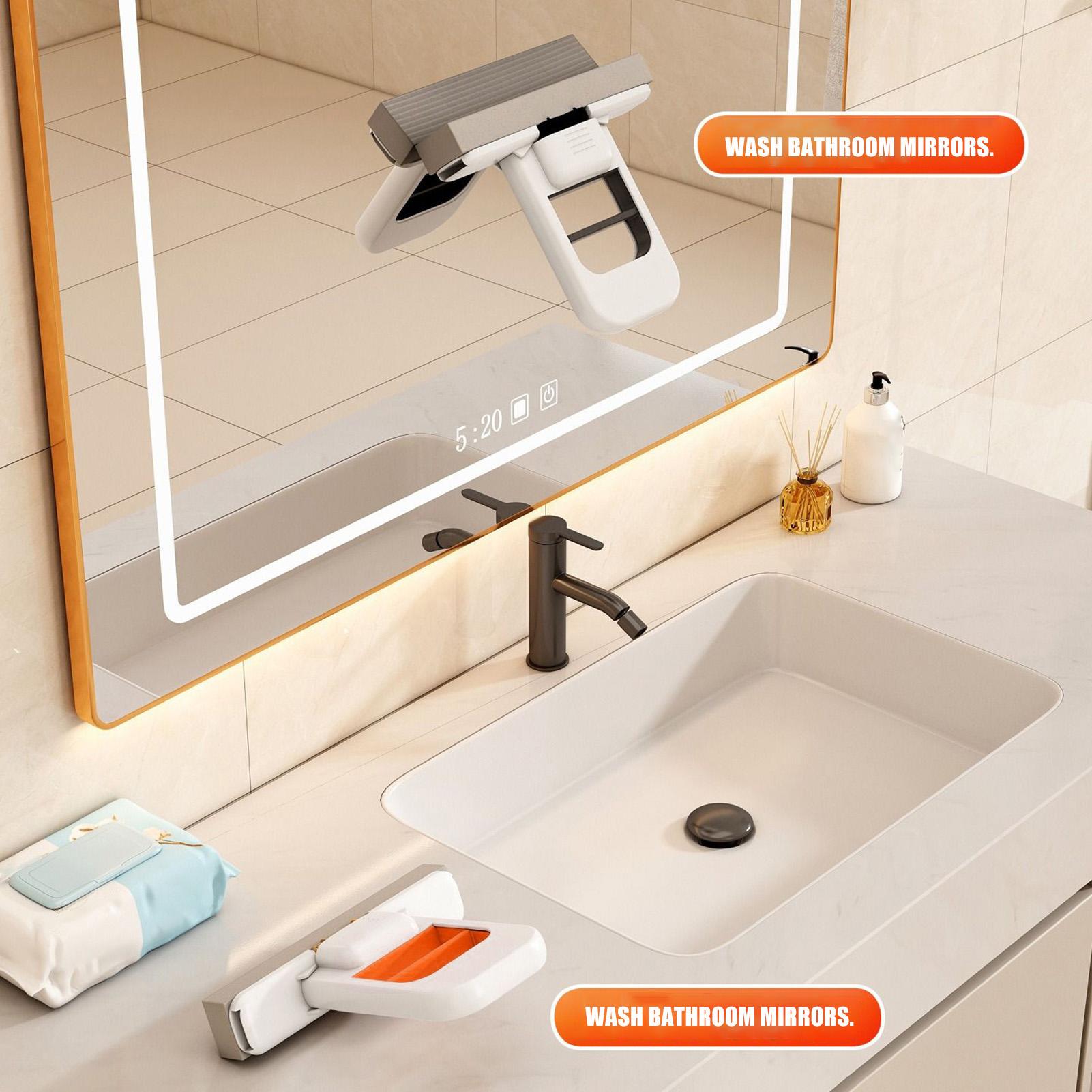 Self-Squeezing Desktop Mop Han - Home Bathroom Cleaning Machine recension och pris