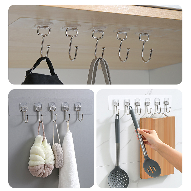 3/4/5/6 Row Wall Hanging Hook  - Towel Bar Stainless recension och pris