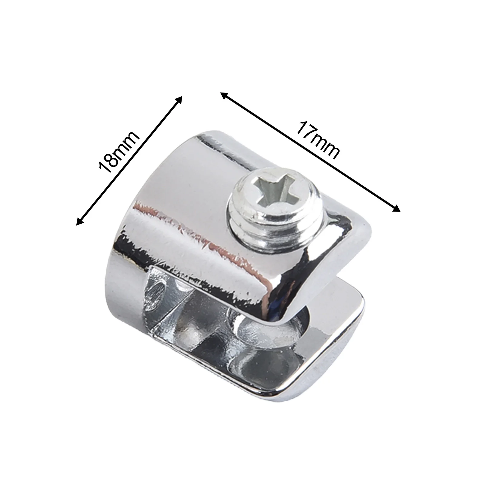 Clips Glass Bracket Clamp Shel - Home Bathroom Glass recension och pris