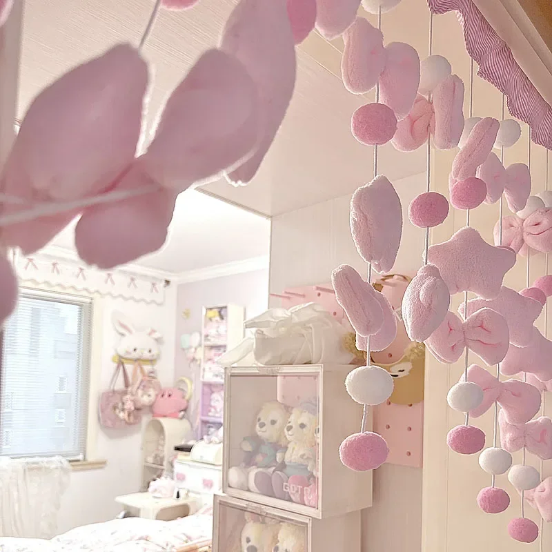 Pink Cute Bow Short Curtain Th - Home Bathroom Products recension och pris