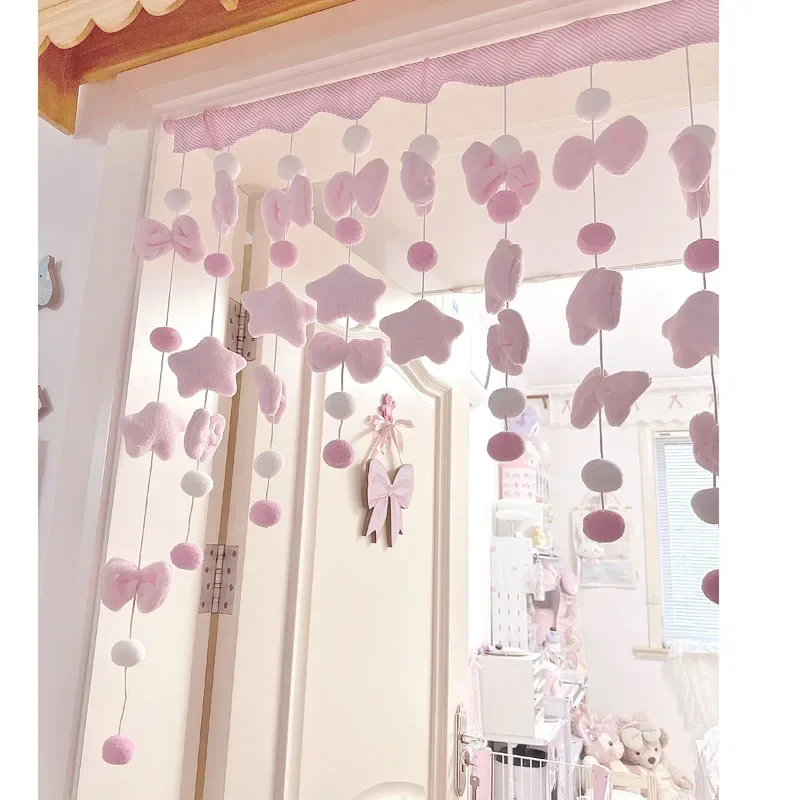 Pink Cute Bow Short Curtain Th - Home Bathroom Products recension och pris