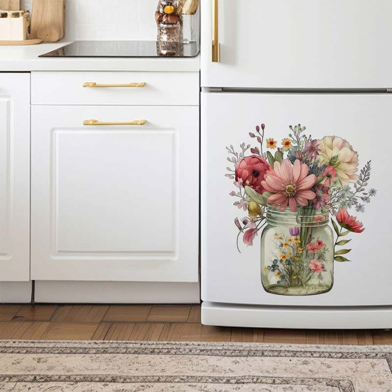 Rural Style Flower Watercolor  - Home Bathroom Window recension och pris
