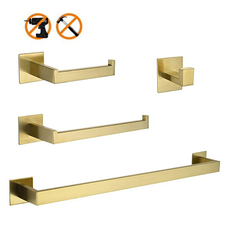 304 Stainless Steel 4-Piece Go - Towel Bar Stainless recension och pris
