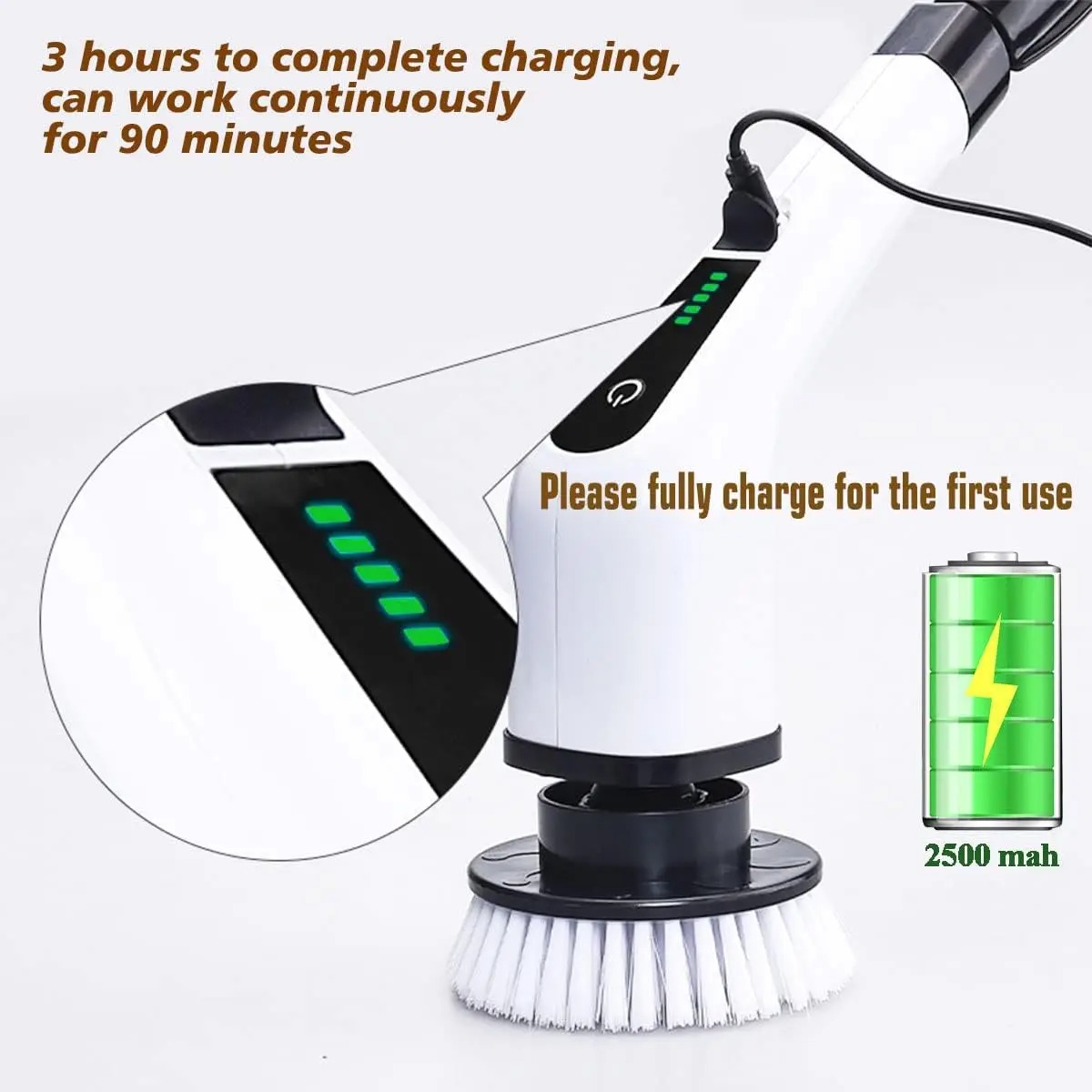 Cordless Multifunctional Elect - Home Bathroom Cleaning Machine recension och pris
