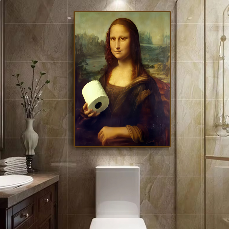 1pc Funny Abstract Bathroom To - Home Office Bathroom recension och pris