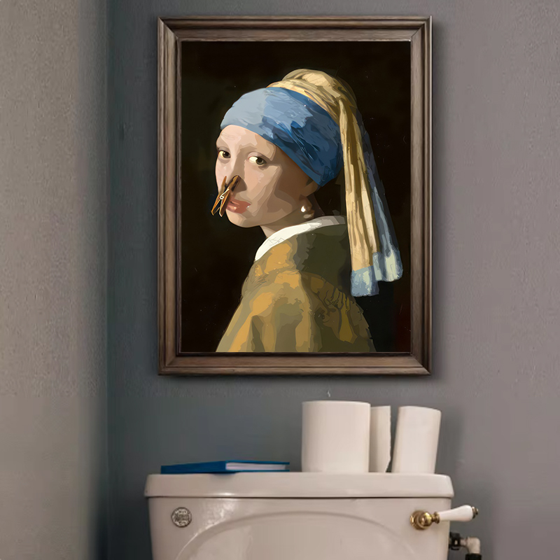 1pc Funny Abstract Bathroom To - Home Office Bathroom recension och pris