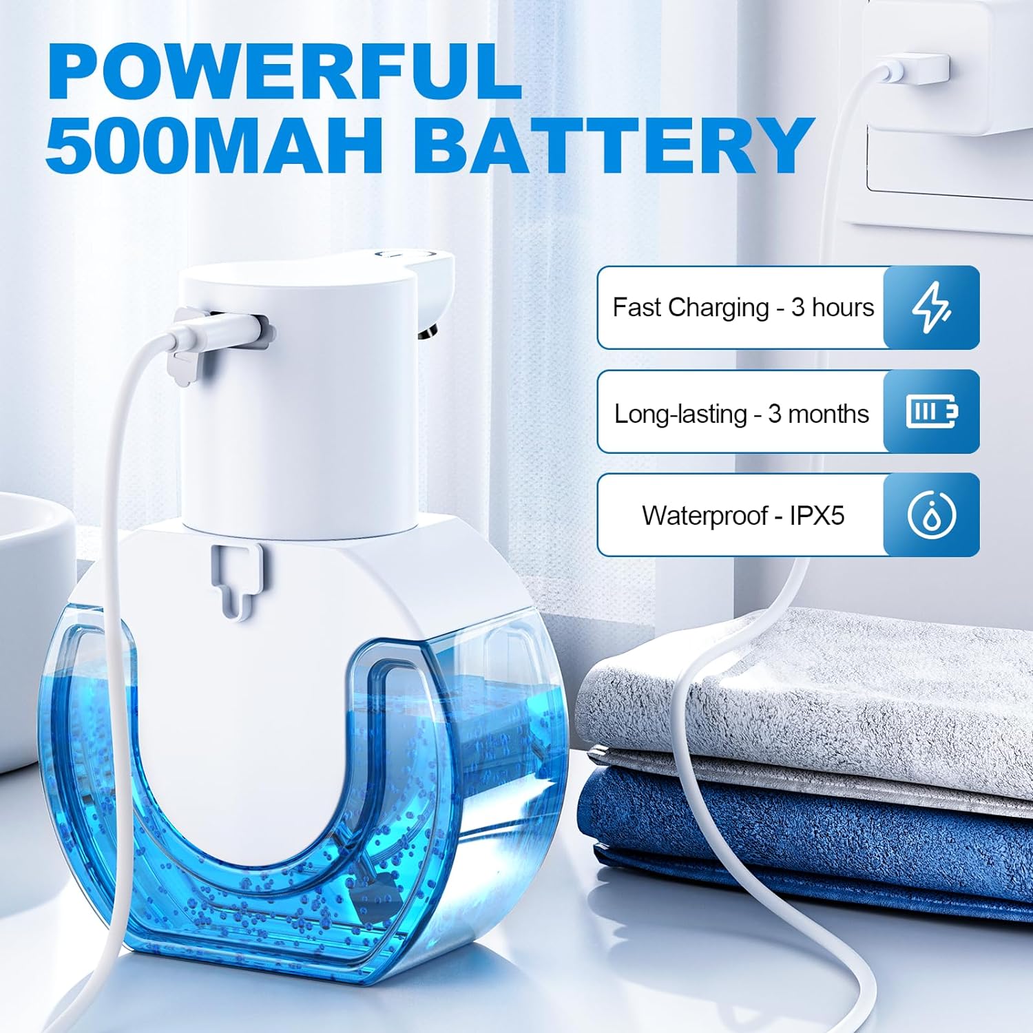 420ML Large Capacity Touchless - Soap Dispenser Pump recension och pris