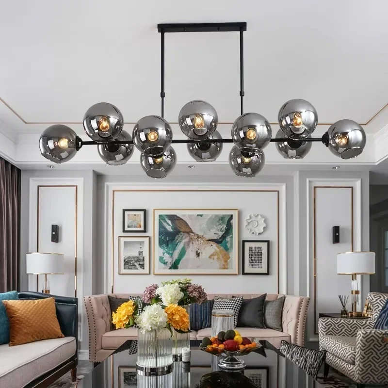 Grey Glass LED Pendant Lights  - Home Of The Year Bathroom recension och pris