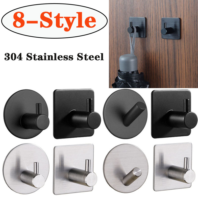 2pcs Self Adhesive Bathroom Ro - Towel Bar Stainless recension och pris