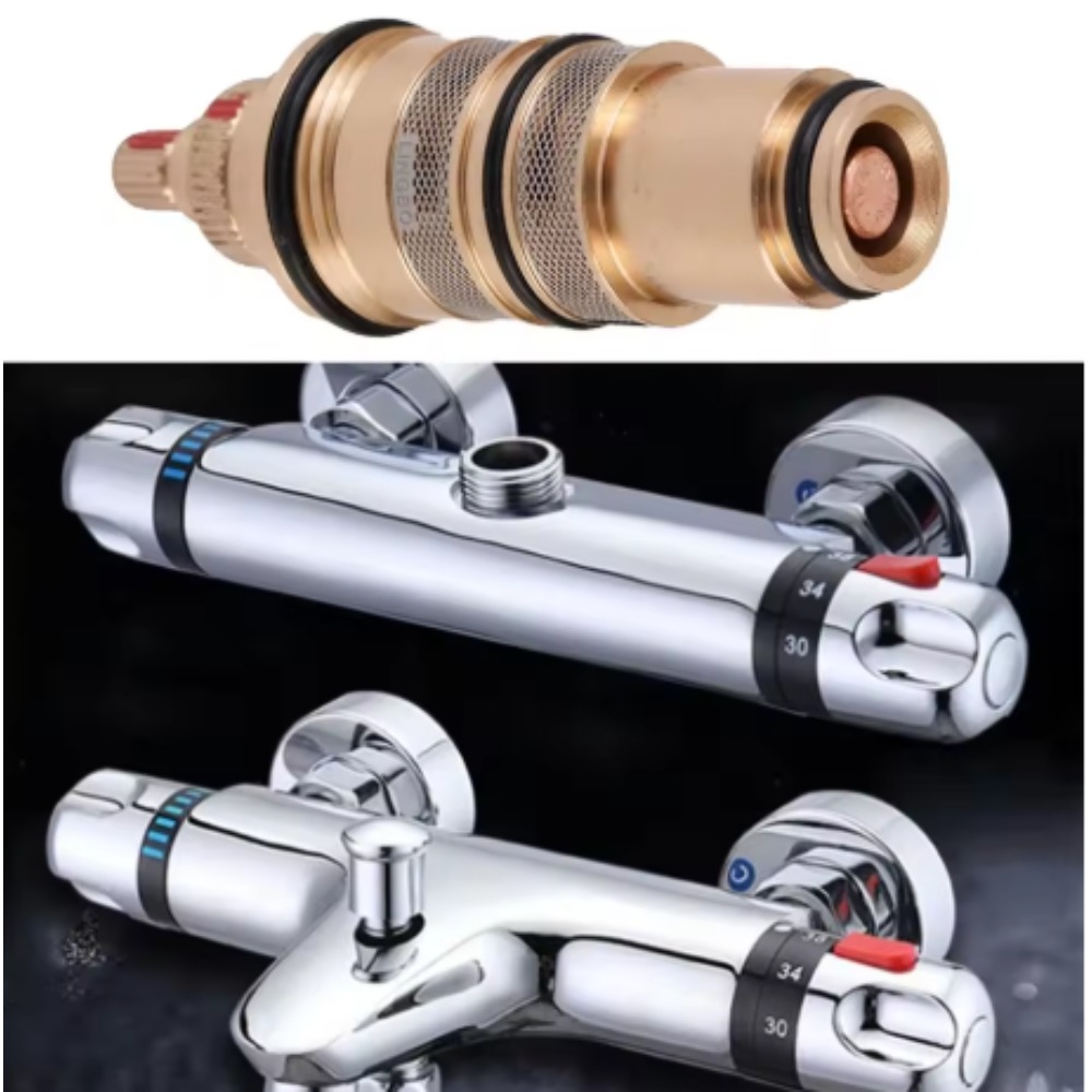 Brass Shower Thermostatic Cart - Home Bathroom Repair recension och pris