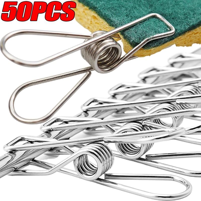 10/50PCS Stainless Steel Clips - Towel Bar Stainless recension och pris
