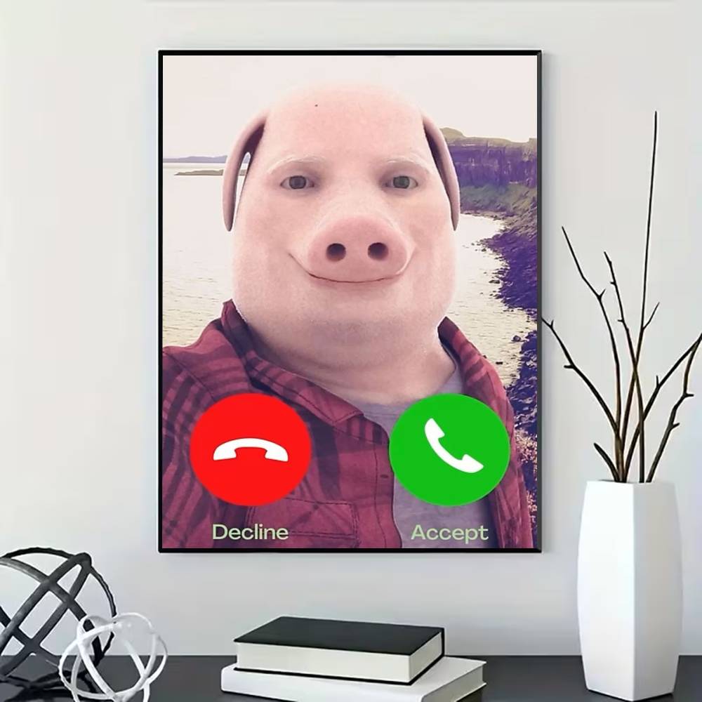 John Pork is Calling Poster fo - Home Bathroom Called recension och pris