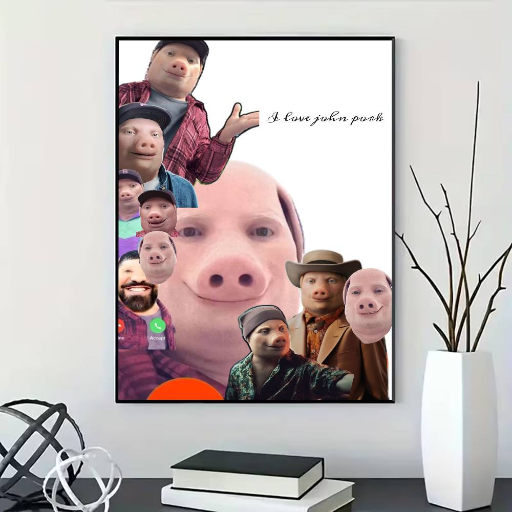 John Pork is Calling Poster fo - Home Bathroom Called recension och pris
