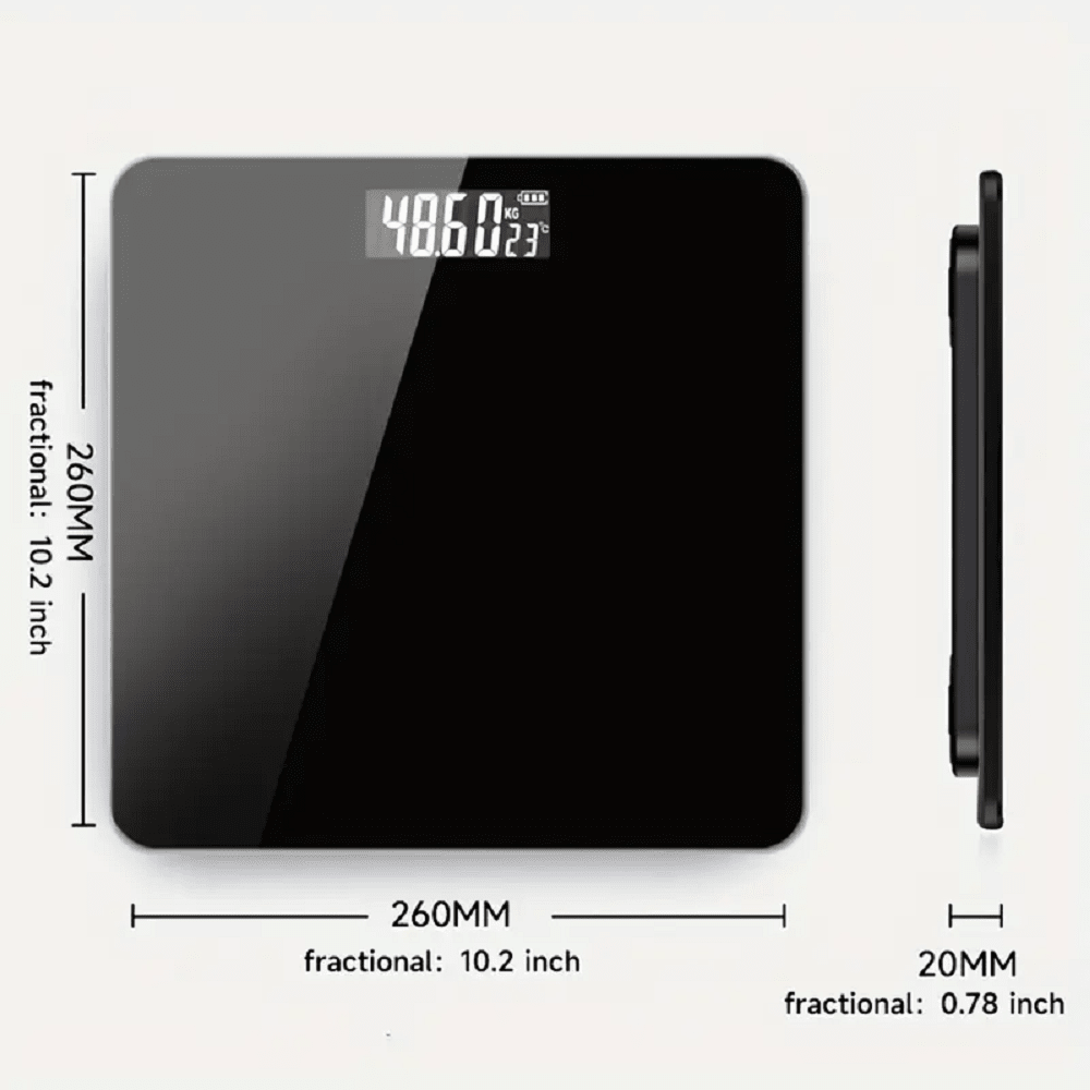 Pc Digital Bathroom Scale, Gla - Home Bathroom Glass recension och pris