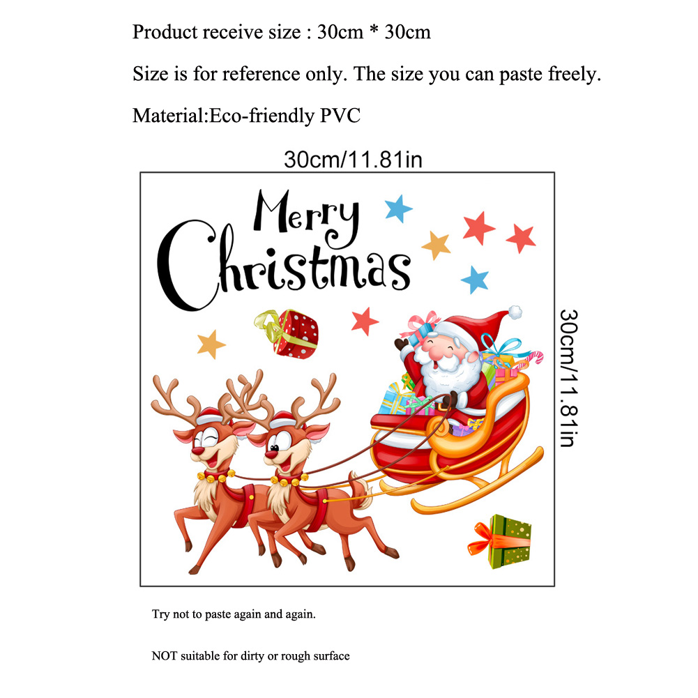Santa Claus Deer Carriage Wall - Home Of The Year Bathroom recension och pris