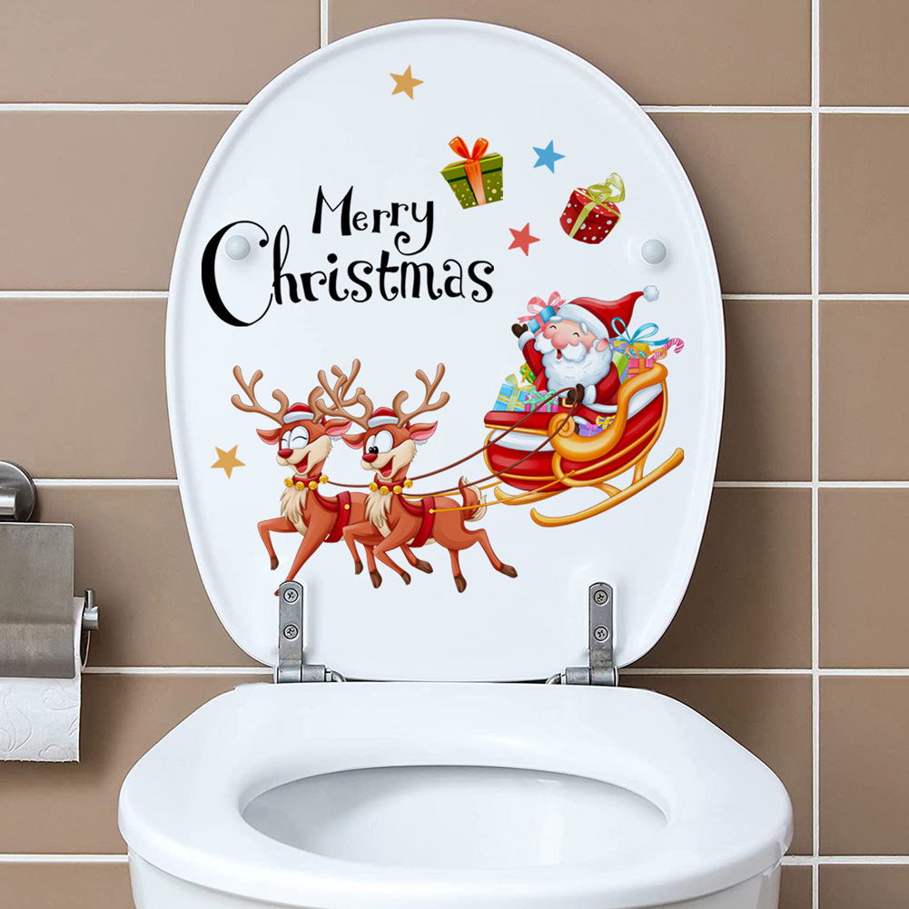 Santa Claus Deer Carriage Wall - Home Of The Year Bathroom recension och pris