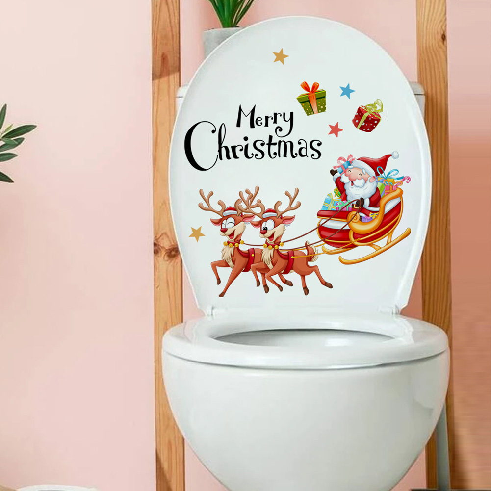 Santa Claus Deer Carriage Wall - Home Of The Year Bathroom recension och pris