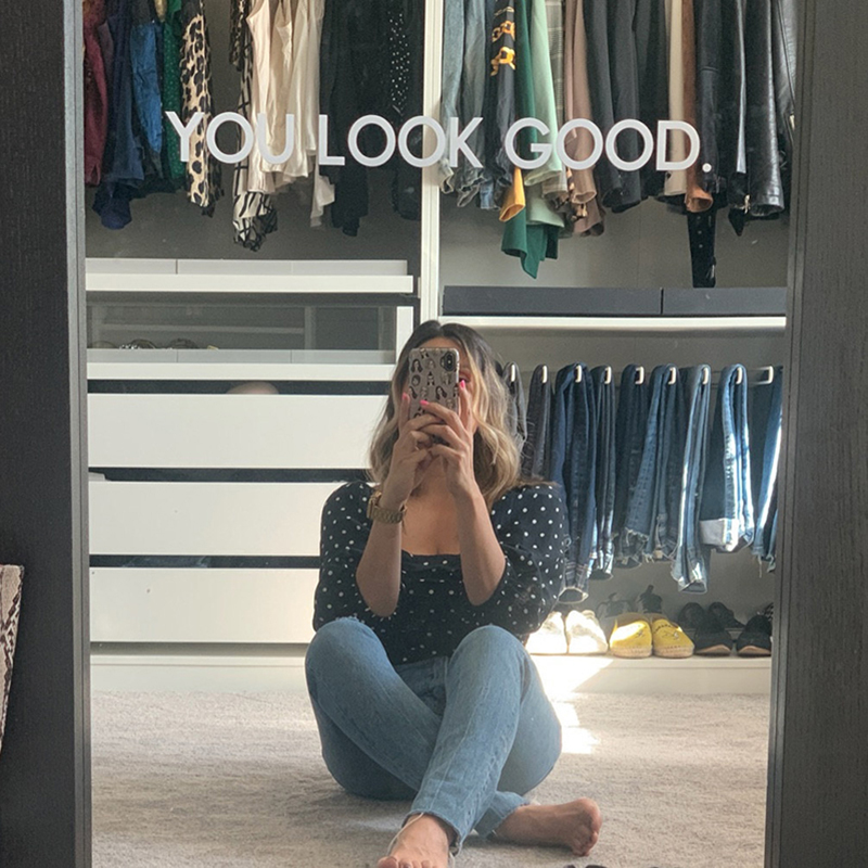You Look Good Mirror Wall Stic - Home Bathroom Window recension och pris