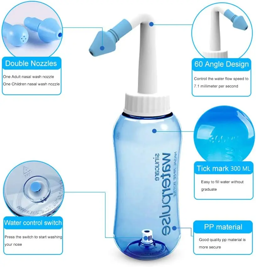 300ml 500ml nasal irrigator Ri - Home Bathroom Cleaning Machine recension och pris