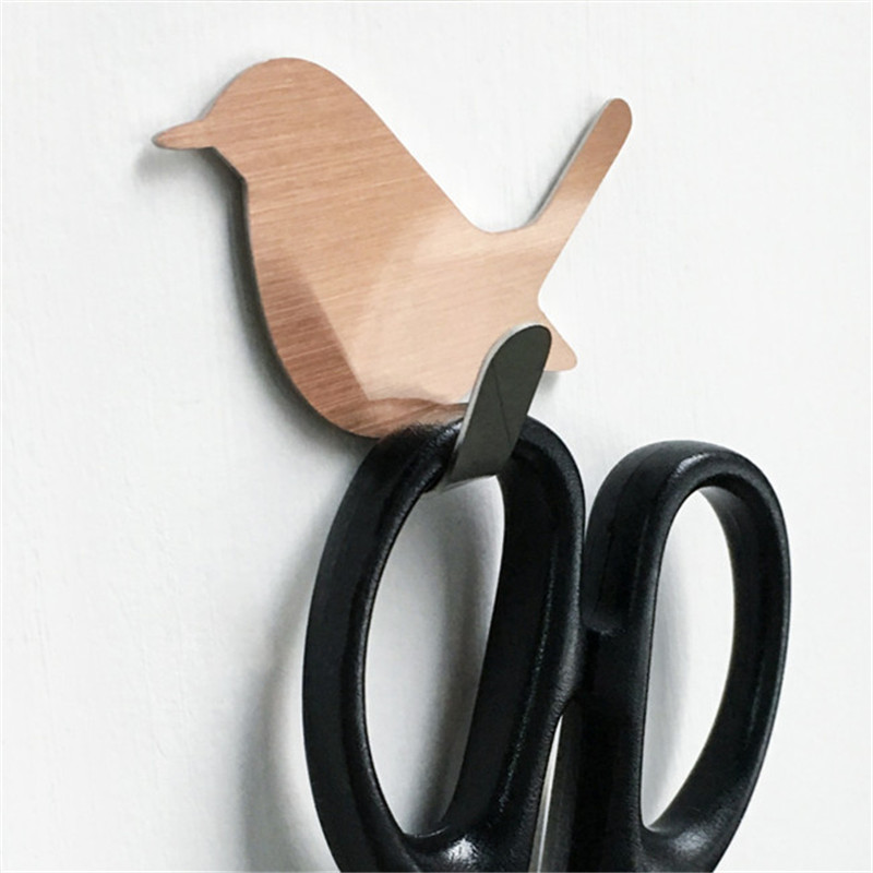 2Pcs Self Adhesive Hooks Bird  - Towel Bar Stainless recension och pris